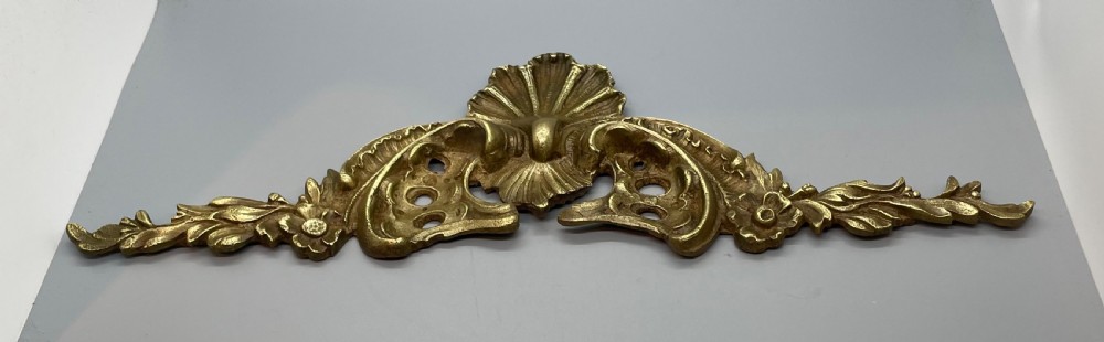 Superb late 19thc French gilt bronze surmount c1880