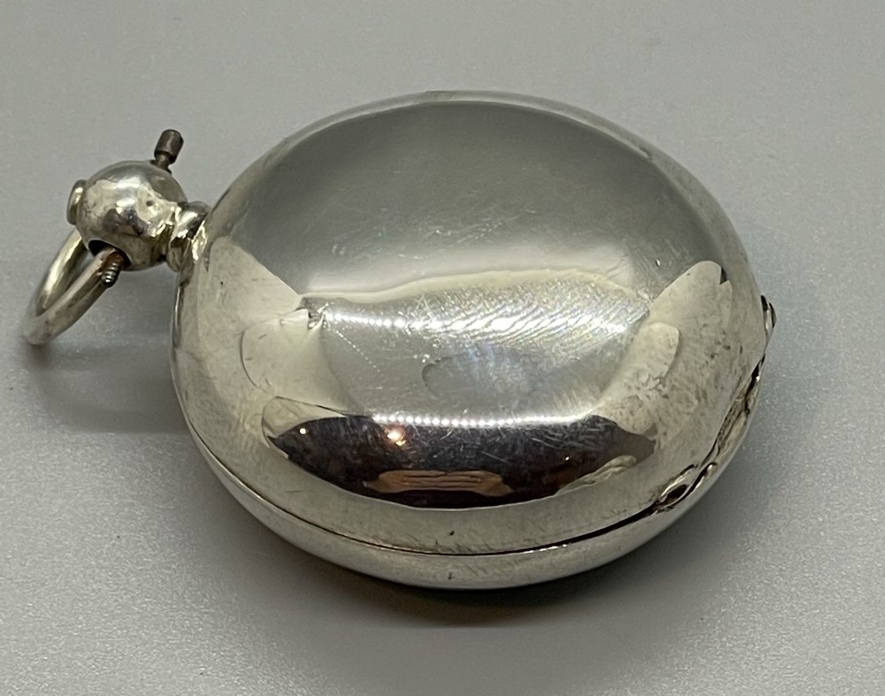Victorian silver sovereign case Birmingham 1890