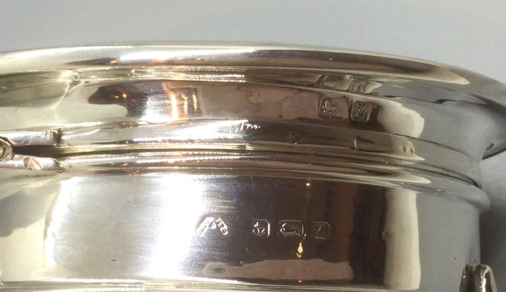 George V silver jewel trinket box Birmingham 1924 View III