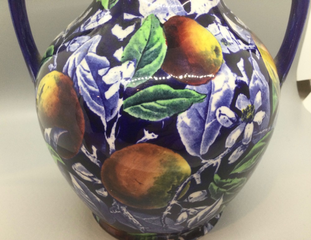 Late 19thc Royal Cauldon Madeira vase c1900 View IV