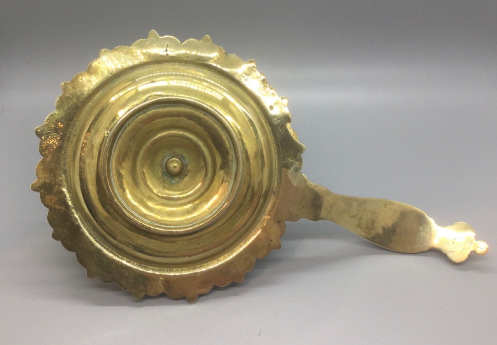 Late 19thC French brass candle holder c1880 View IX