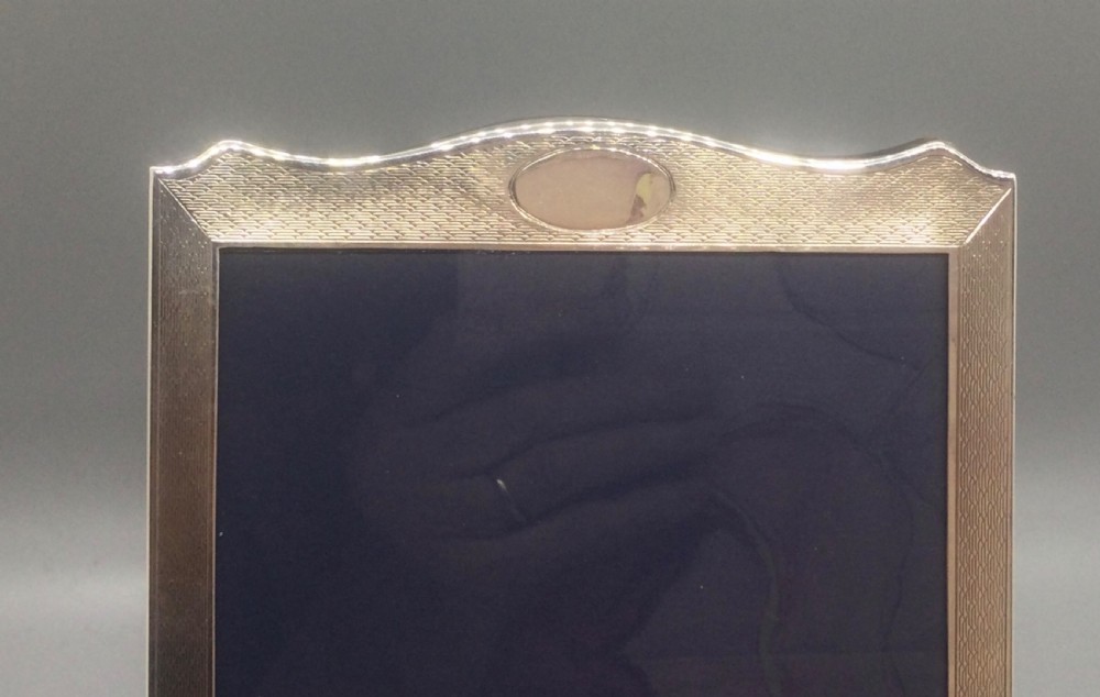 George V silver photo frame Birmingham 1927 View VIII