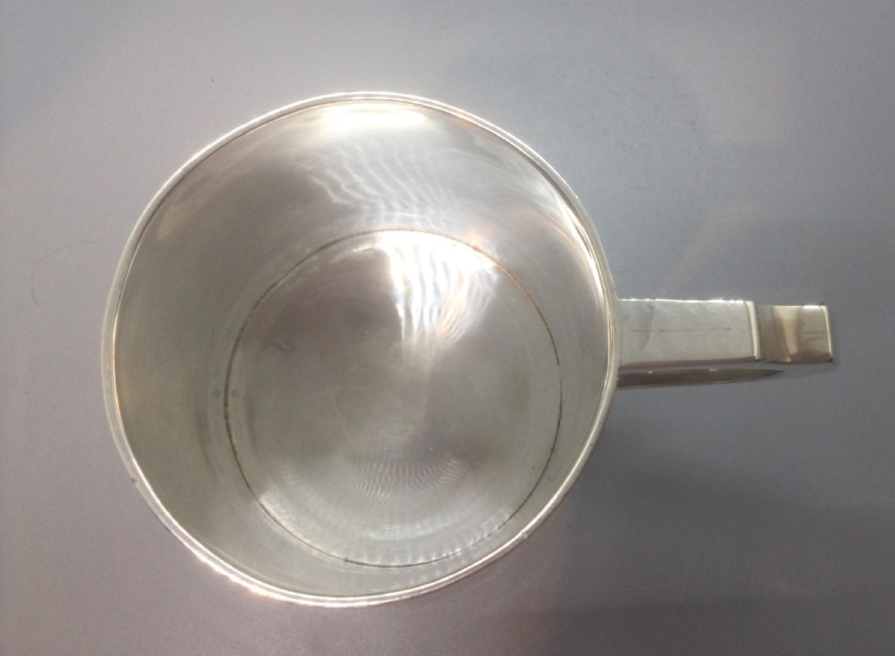 George III silver half pint tankard mug London 1812 View V