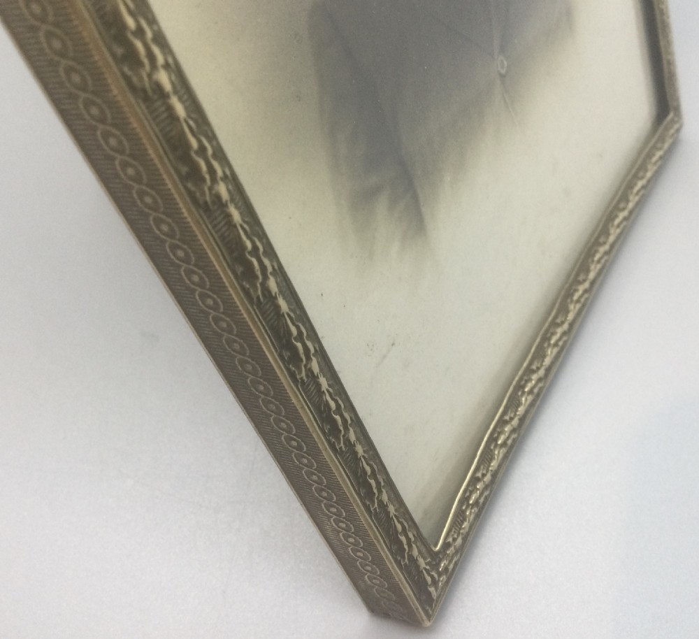 Quality 19thC French brass photo frame c1880 View IX
