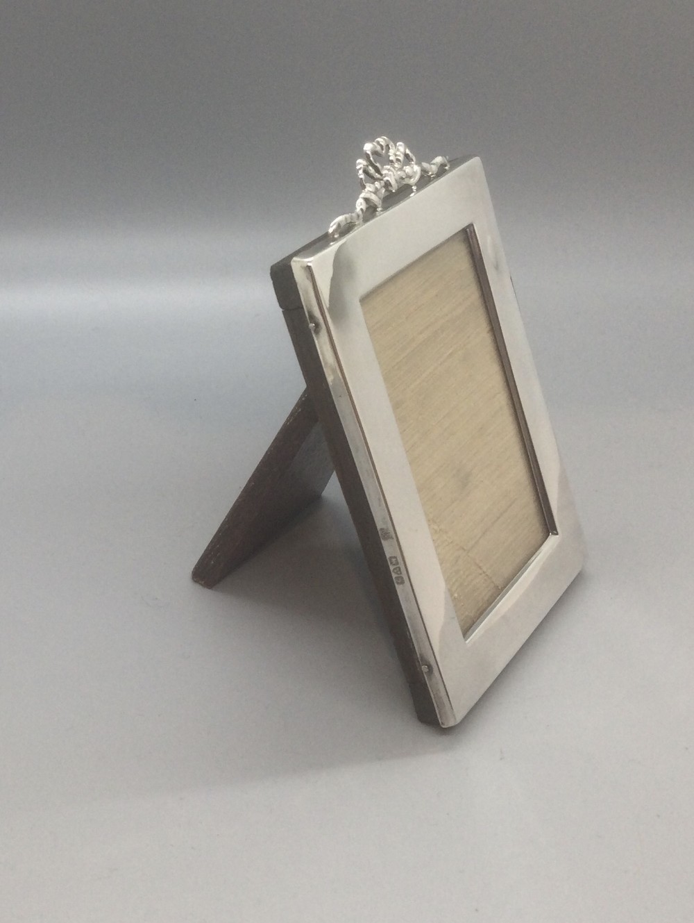 Edwardian silver photo frame Chester 1909