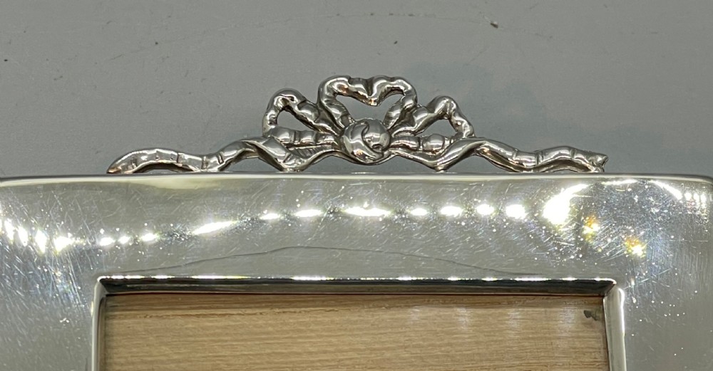 Edwardian silver photo frame Chester 1909 View VII