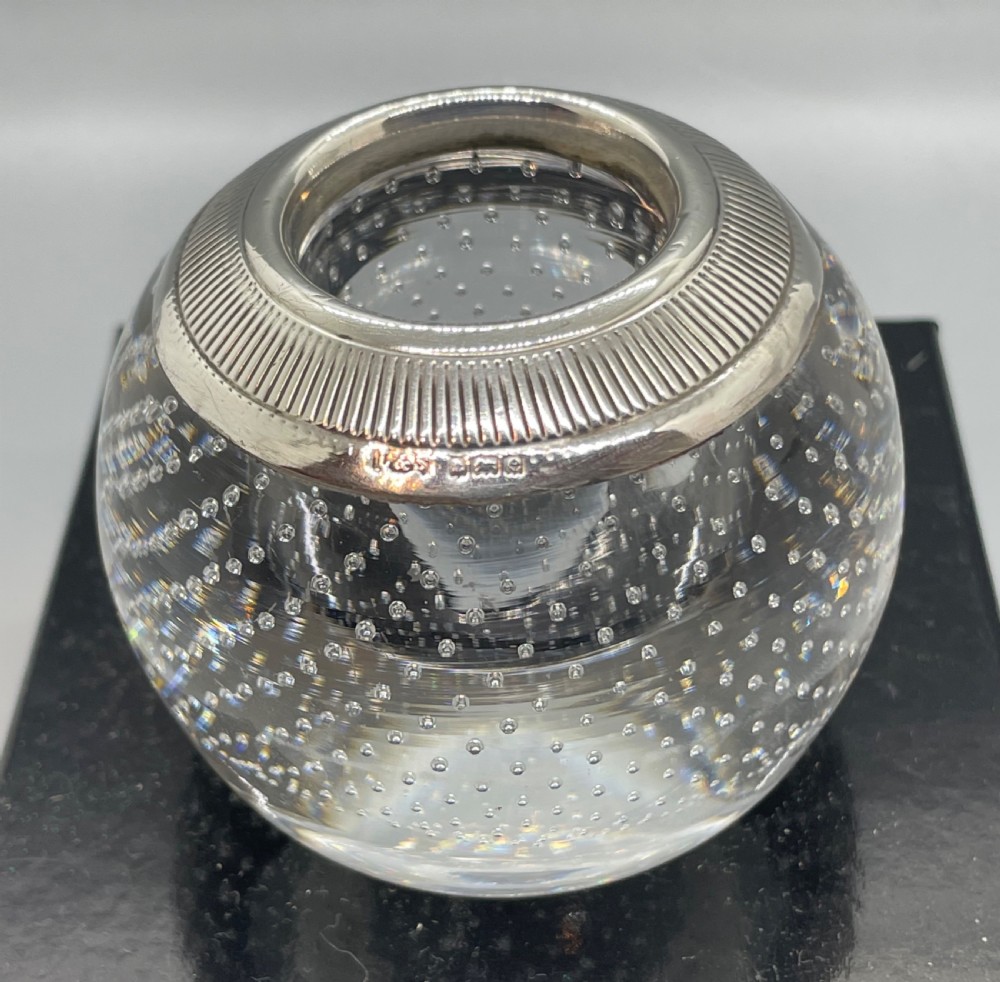 Rare Edwardian silver match striker Birmingham 1904 View II