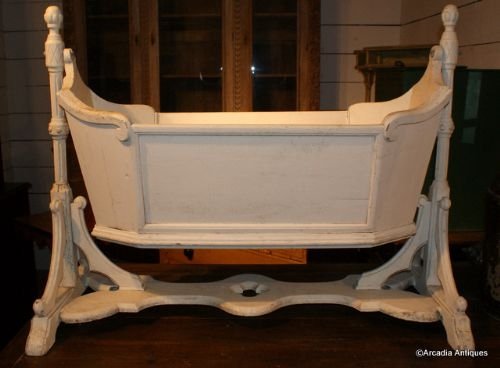Painted Swedish Crib