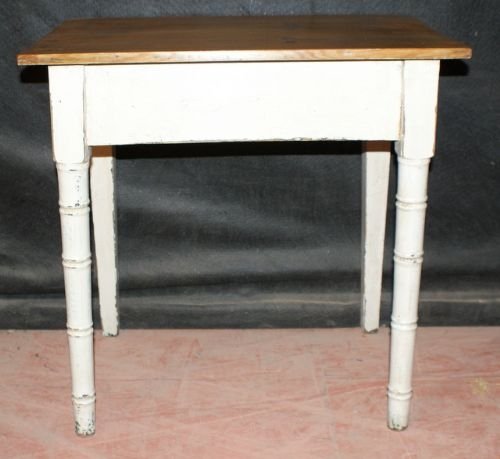 French Simulated Bamboo Table
