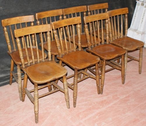 Set of 8 Kitchen Chairs