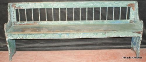 Original Painted Swedish Bench