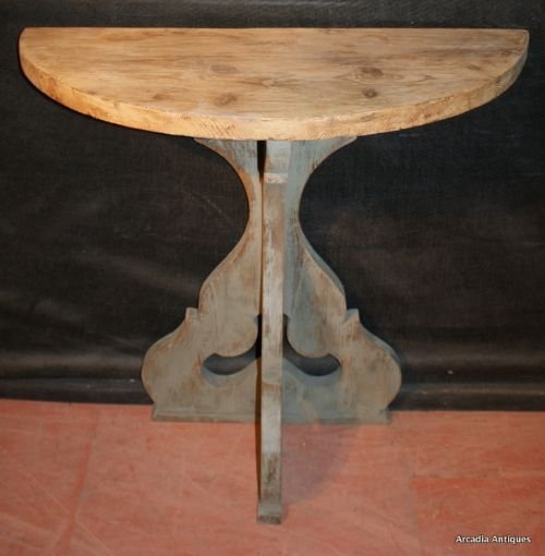 French Painted Console Table