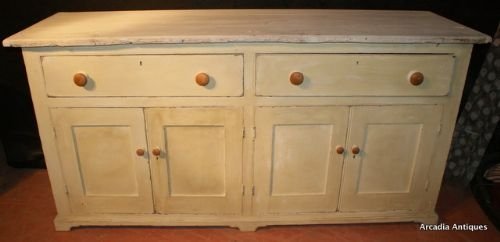 English Painted Dresser Base