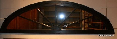 Painted Arched Window Mirror