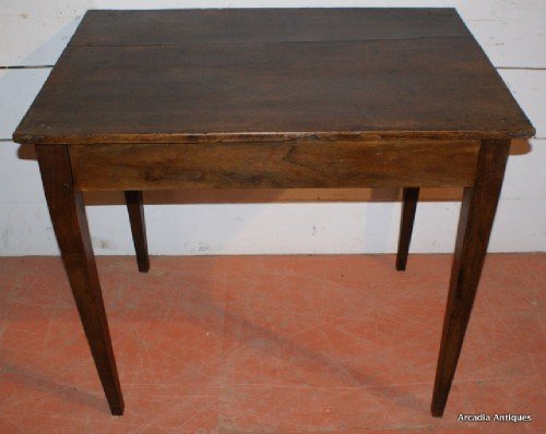 Walnut Lamp Table