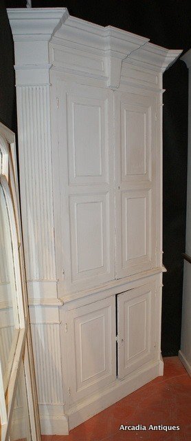 Architectural  Corner Cupboard