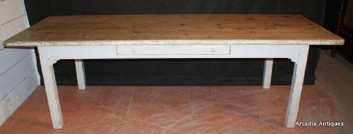 Original Painted Farm Table