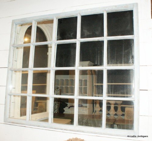 Blue Window Mirror
