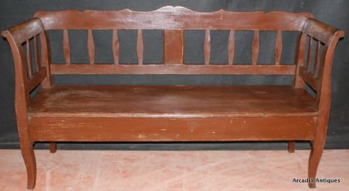Painted Continental Bench