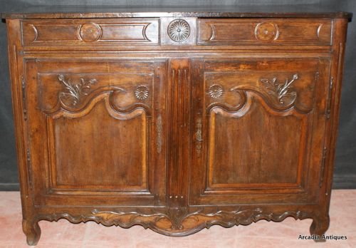 French Carved Oak Buffet