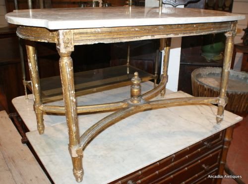French Gilt Coffee Table