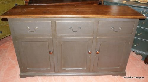 Painted English Dresser Base