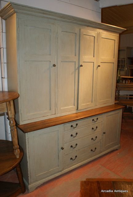 Large Painted House Keepers Cupboard