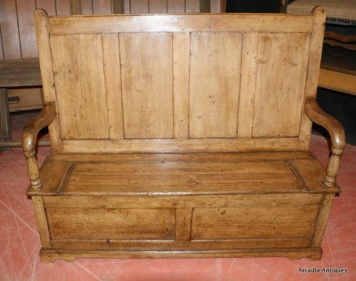 Welsh Pine Box Settle