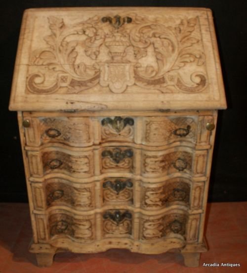 Bleached Oak Bureau