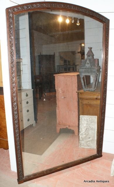Large Mahogany Mirror