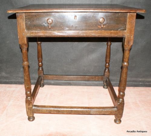 English Oak Side Table