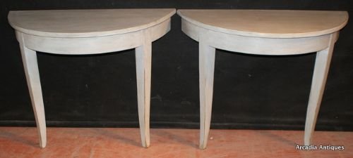 Continental Demi Lune Tables