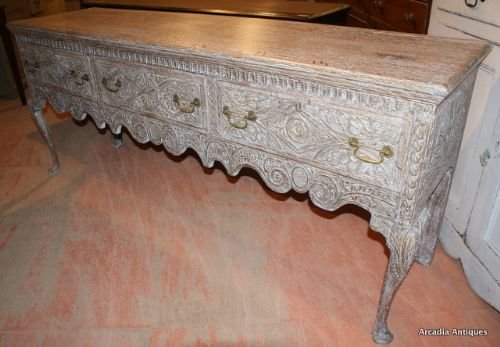 Geo III Oak Dresser Base