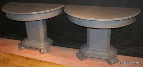 Pair of Continental Console Tables