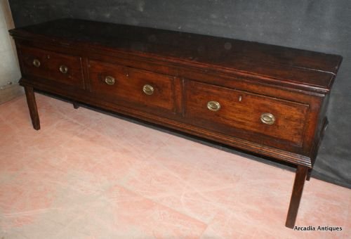 Antique Oak Dresser Base