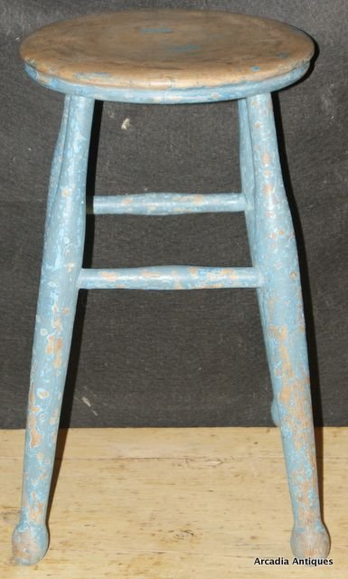Elm Weavers Stool