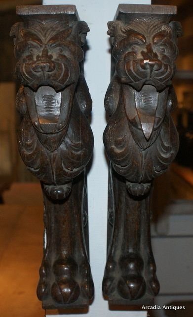 Pair of Carved Brackets