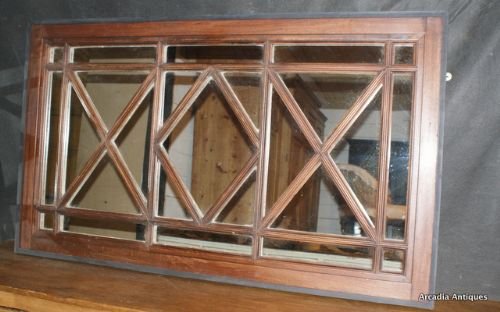 Mahogany Window Mirror