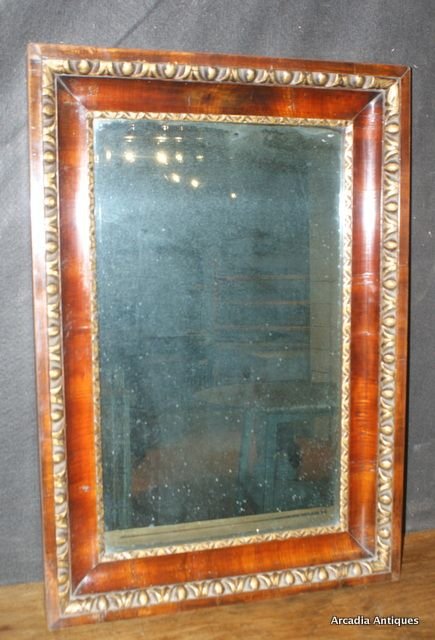 Mahogany and Parcel Gilt Mirror