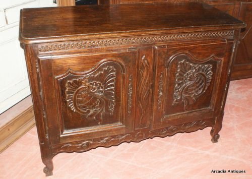 Carved Oak Buffet