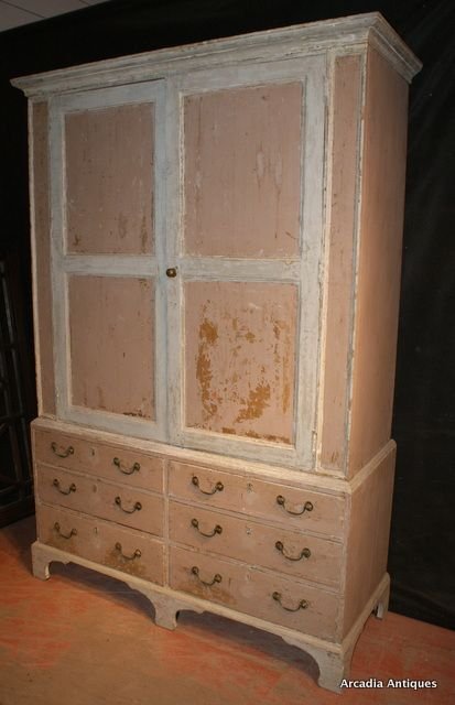 Original Painted Housekeepers Cupboard