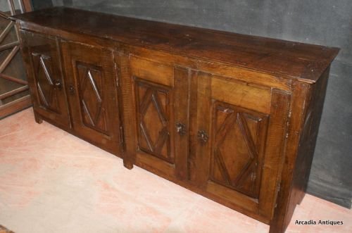French Walnut and Oak Enfilade