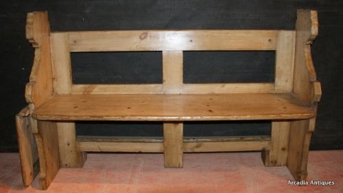 Unusual Pine Bench