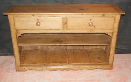 Pine Potboard Dresser Base