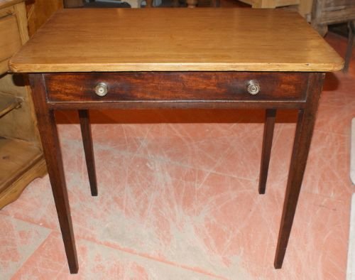 Mahogany and Pine Side Table