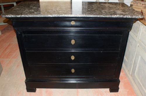 French Ebonized Commode