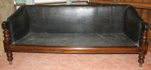 Black Leather Sofa