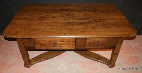 Fruitwood Low Table