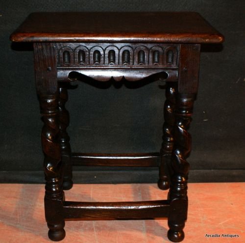 Oak Joint Stool