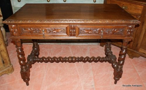 French Oak Desk